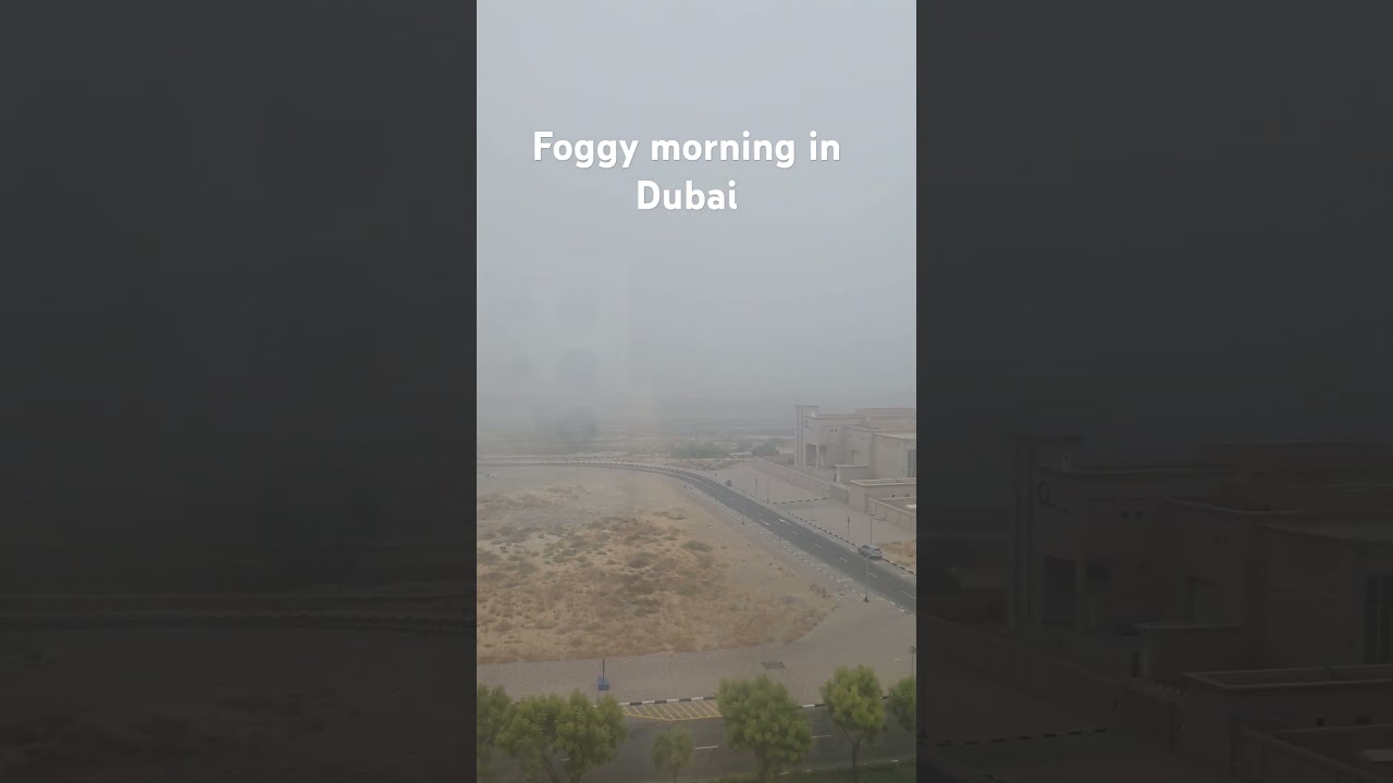 Foggy morning in Dubai | September 9 2024