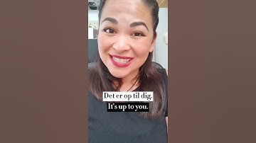 Learn Danish - 3 common things to say in Danish