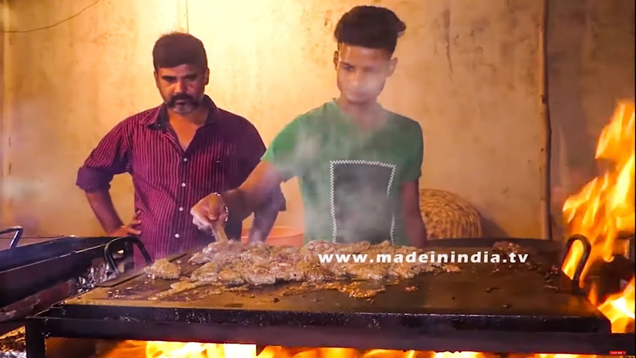 پتھر کا گوشت  | Pathar Ka Gosht | 2021 Ramzan Foods | Mutton Fry Making in Wide Stone | STREET FOOD