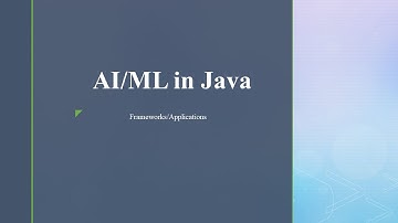 AI/ML in Java - Devsena Mishra
