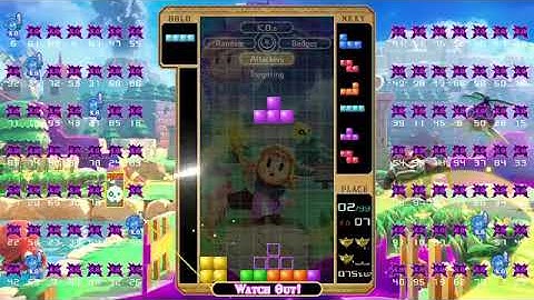 i FINALLY got my 245th win w/ my tetris clear sends 7 lines again in tetris 99 today!!!!