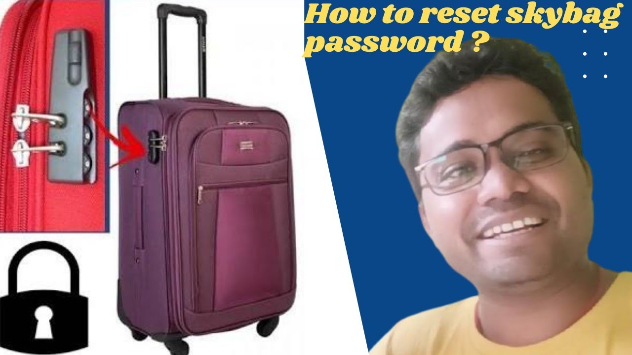 How To ResetChange Skybags Trolley Lock PasswordPinCode in details    YouTube