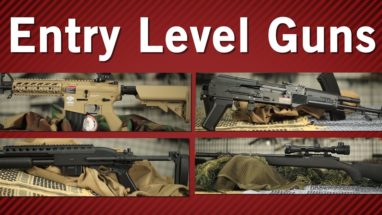 Airsoft GI 150 Entry Level Guns for Different Playing Styles G&G