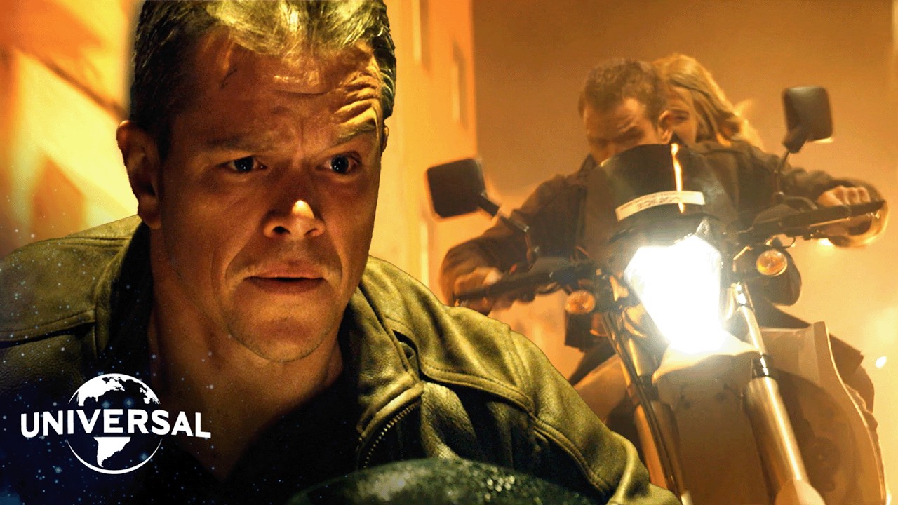 Jason Bourne | Bourne vs Police Bike Chase