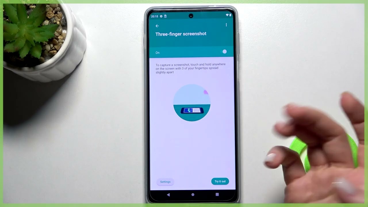 MOTOROLA Edge 20 Pro – How to Take Screenshot Without Buttons