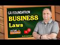 LIVE! CA Foundation LAW | Sept 2026 Attempt | Basics Lecture 4 | Complete Course Overview