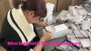 How to make magnetic box I Cosmetic Packaging #custom #bespoke  #giftbox #packaging #manufacturing by CCY Promotion 1,024 views 2 months ago 1 minute, 51 seconds