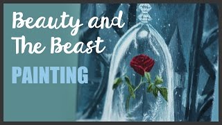 Painting Beauty And The Beast Fanart Youtube