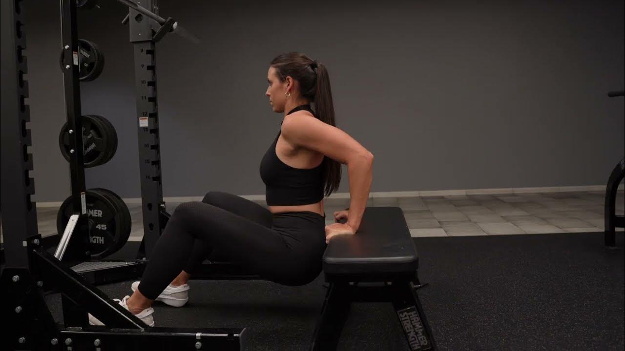 How to do Tricep Dips // Modified YouTube