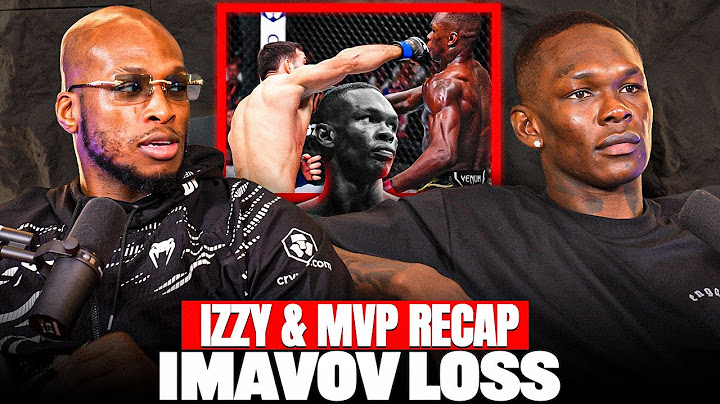 Israel Adesanya & MVP React and Recap His Loss To Imavov at UFC Fight Night |  YOUNG MAN RAMBLE EP.4