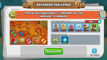 Bloons TD 6 | Advanced Challenge Guide 7/11/2022 [Typical R63 Challenge? // Medium]