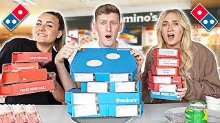 Last to STOP Eating DOMINOS Wins £10,000  Challenge