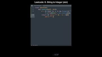 Leetcode 8. String to Integer (atoi) in Python | Python Leetcode | Python Coding Tutorial
