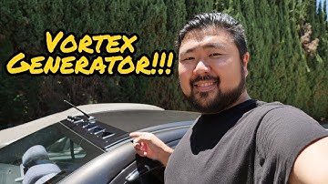 Evo X Vortex Generator and Cabin Air Filter!!!