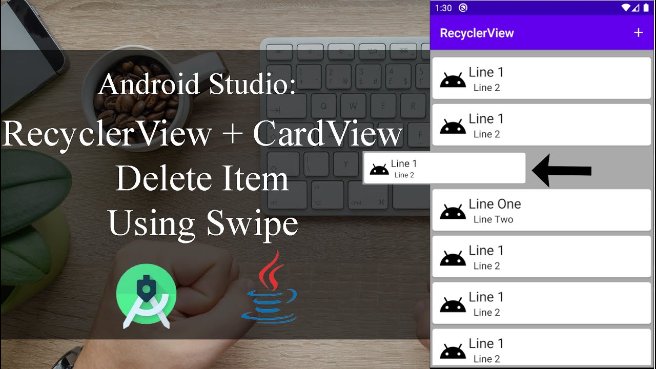 android studio recyclerview cardview complete tutorial