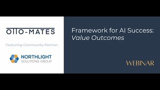 Webinar with NSG:  Framework for AI Success - Value Outcomes