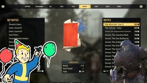 How To Get New Rare Graham Plans | Fallout 76