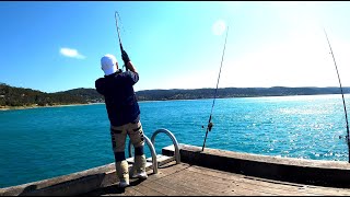 Perfect fishing day on the Lorne Pier