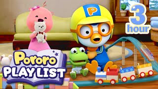 ★3 Hours★ Taking care of Little Baby | Learn Good Habits with Pororo | Cartoon & Kids Animation