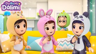 Fiesta de Pijamas  🎉🛏️ EP5 💞nursery rhyme 🍎animación 🎹DoReMi Dálimi en Español Latino #S2