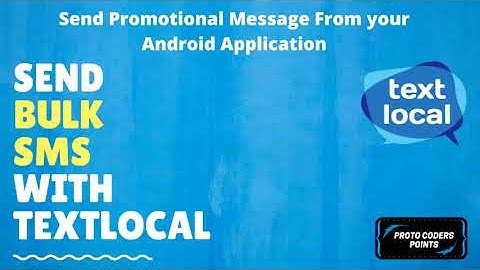 Android App development to send SMS using text local an SMS GATEWAY || with source code