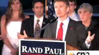 Rand Paul delivers his victory speech