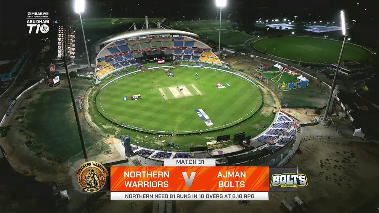 2024 Abu Dhabi T10 I Match 31 Highlights Ajman Bolts vs Northern