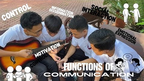 ORAL COMMUNICATION - Discover thefive essential functions of communication in this insightful video.