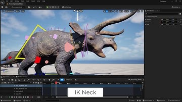 Triceratops Modular Rig Unreal Engine 5.5