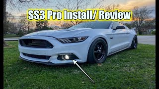 2015-17 Mustang Diode Dynamics SS3 Pro Fog Lights Install and In Depth REVIEW!!