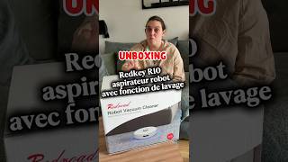Redkey R10 aspirateur robot Unboxing #aspirateur #robot #tiktokshop #achat #bonplan #pourtoi #viral