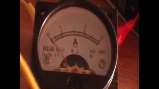 Capacitor Discharge Amp Reading