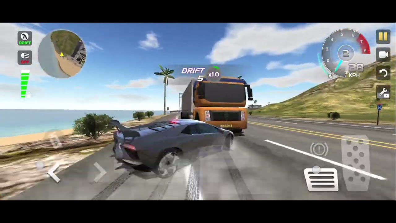 #car drivering real graphics. Drifting. Unexpected #viral # lamboo drift 