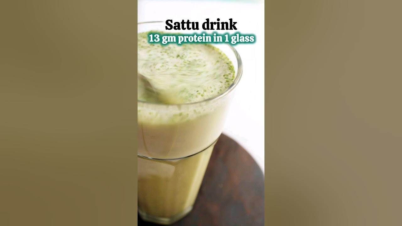 13-gms-protein-in-1-glass-high-energy-sattu-drink-recipe-homemeade