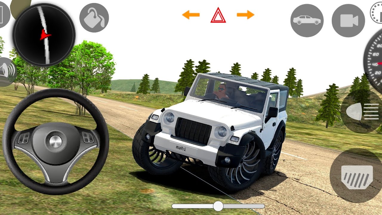 Indian car 3d gameplay gadi wala game thar car gameplay white colour car gameplay gadi wala game 