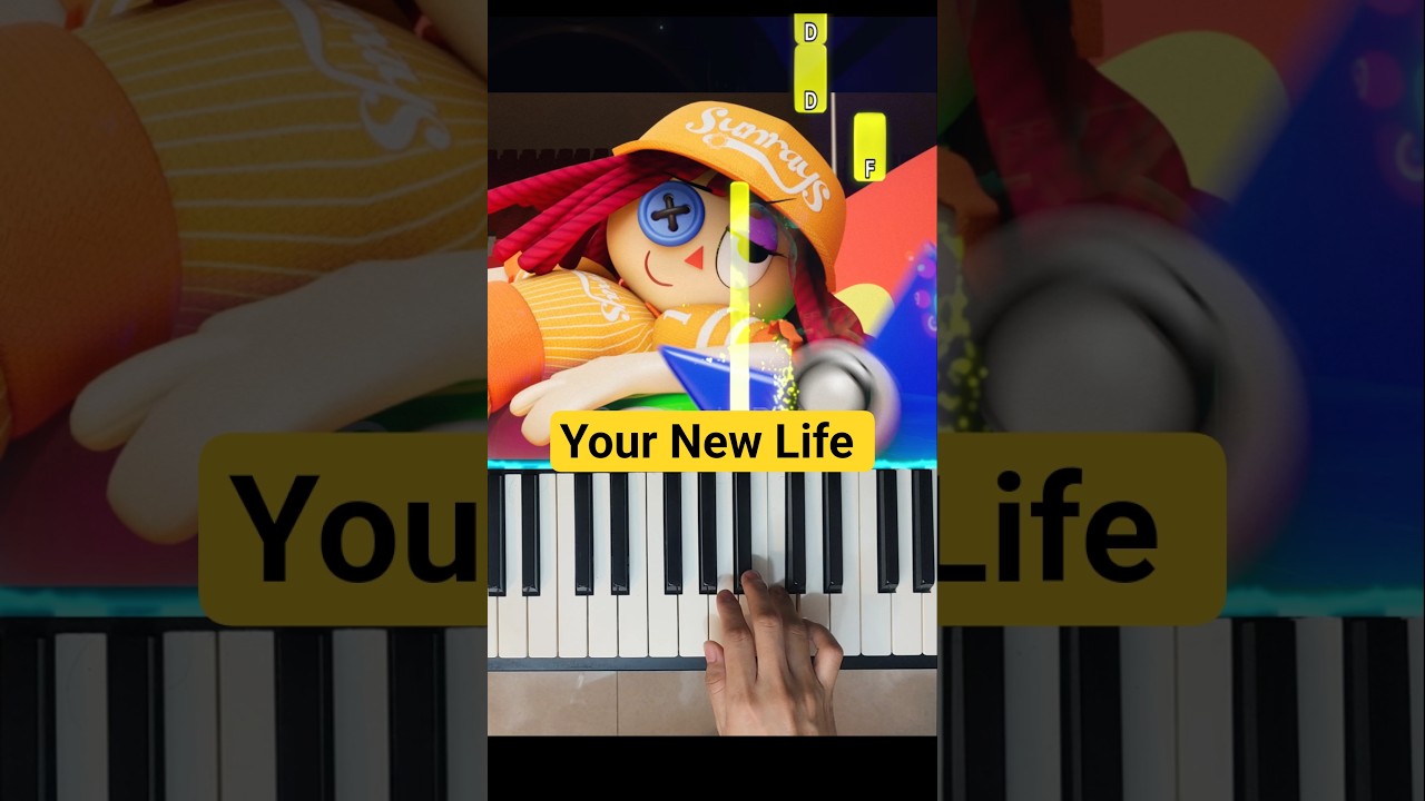 Your New Life Piano Tutorial (TADC Ep 9) #shorts