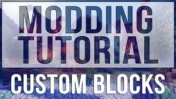 Minecraft 1.8: Modding Tutorial - Episode 4 - Custom Blocks!