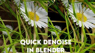 denoise rendered images quickly in compositing |blender beginner tutorial