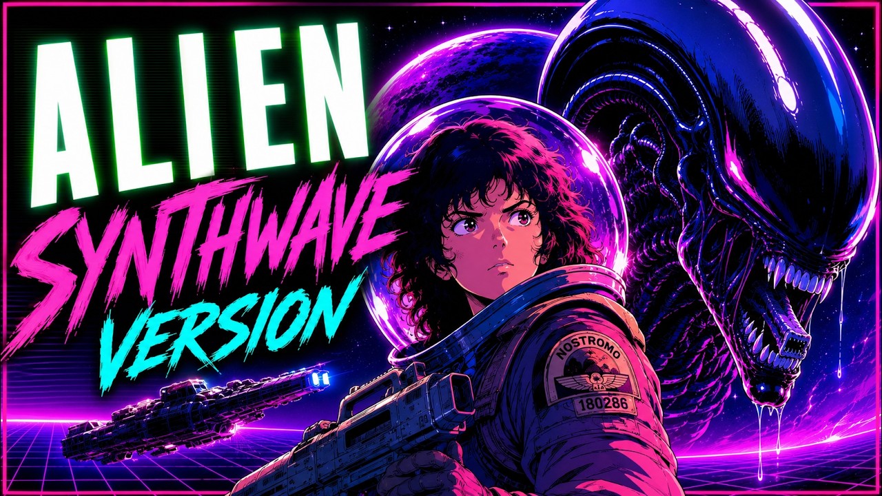ALIEN Synthwave Retrowave Version | Retro 80s Sci-Fi & Horror Music ...
