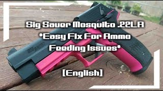 Sig Sauer Mosquito / GSG Firefly .22LR *Easy Fix For Ammo Feeding Issues* (English)