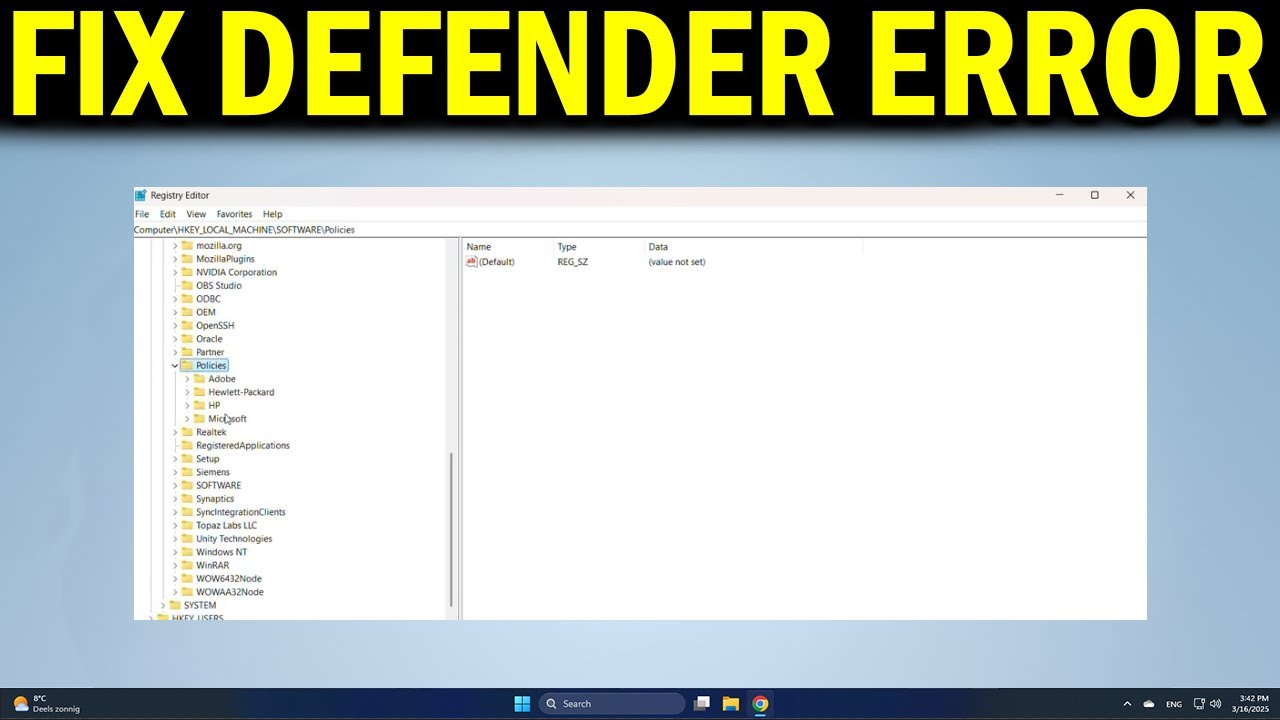 Windows Defender Missing How To Fix Virus & Threat protection Missing. Windows Defender Missing ...