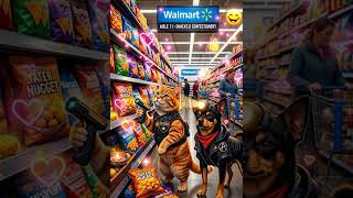 🐶 Walmart Snack Run Gone Wrong 😂 #madewithgooglevids #anomoriginals #kidsstories #aoproject #ao