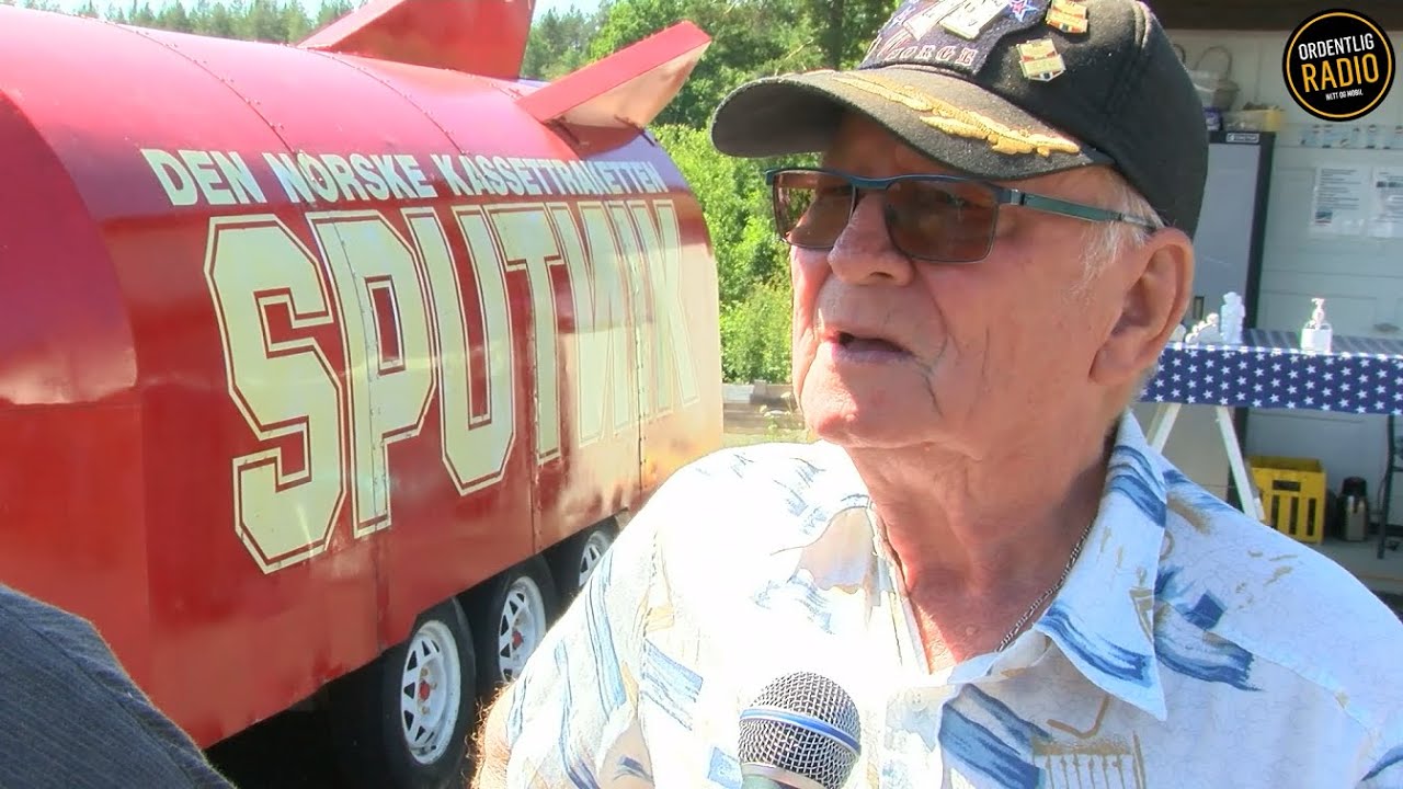 Sputnik på privaten og plakaten. Heng med hjem til Drangedal, og konsert i Porsgrunn.