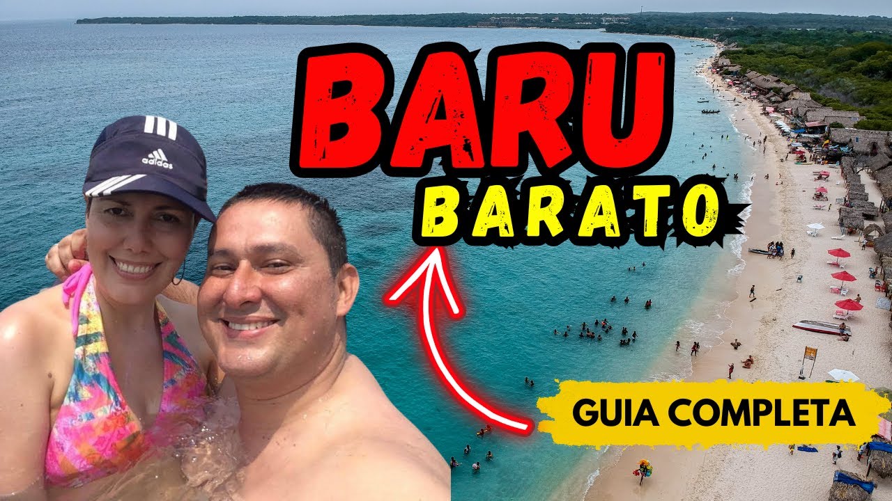 🏖️Descubre BARU Cartagena BARATO- Playa Blanca / Playa Tranquila / Que hacer en Barú 2 Días