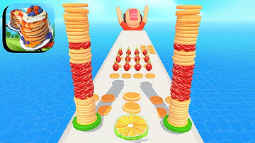 Pancake Run ​- All Levels Gameplay Android,ios (Levels 515-517)