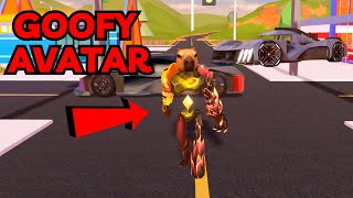 Playing With The Most Tallest, Goofy Avatar | Roblox Jailbreak