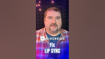 Fix A/V LIP SYNC Issues in Riverside #shorts