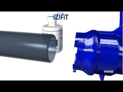 IZIFIT - Montage d'un tuyau plastique sur une vanne en fonte ductile - Saint-Gobain PAM