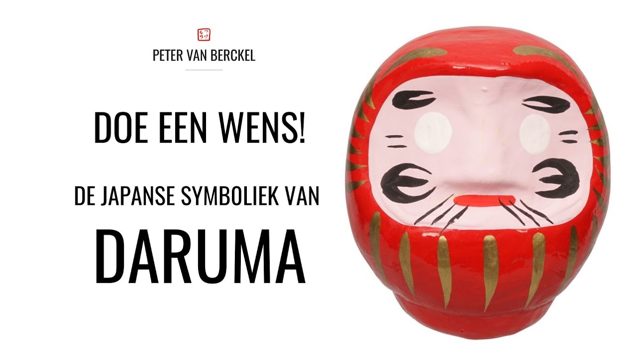 Daruma, de brenger van geluk en voorspoed