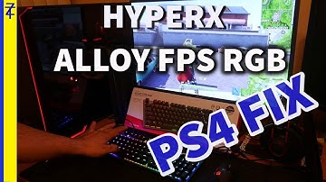 How to Connect HyperX Keyboard to PS4 (Alloy FPS RGB)